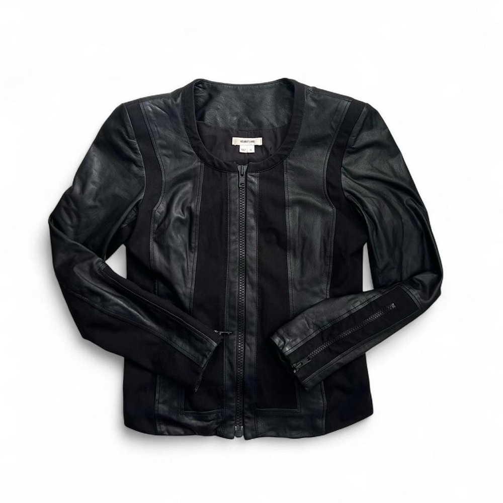 Helmut Lang Black Leather Jacket